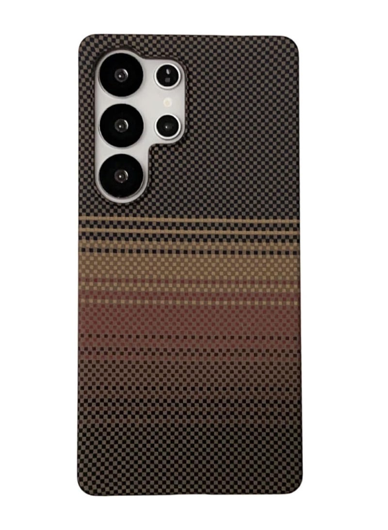 Adando Compatible with Samsung Galaxy S26 Ultra Case, Ultra-Thin and Lightweight, Semi-Enclosed Frameless, Slim Carbon Fiber, Case for Samsung S26 Ultra Shockproof Strong Magnetic Cover, Wireless Charging (Sunset) - Image 1